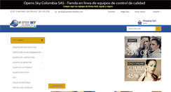 Desktop Screenshot of openskycolombia.com